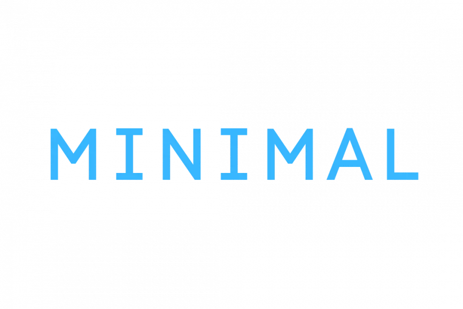 minimal