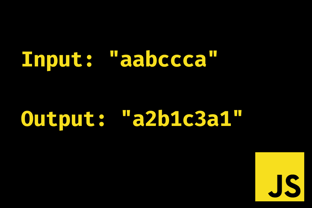 Consecutive characters count in String with JavaScript | Matrixread